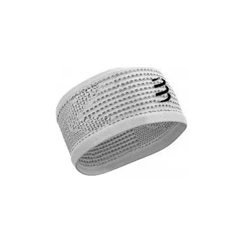 Sportovní čelenka COMPRESSPORT Headband ON/OFF white Bílá čelenka