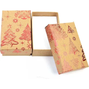 Dárková krabička Vánoční dárková krabička Čv (8 x 5cm)