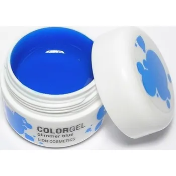 LION COSMETICS Lion UV gel barevný, neon blue 12ml