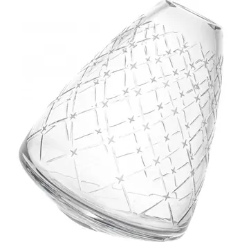 Váza Křišťálová váza šikmá, STARS, Gold Crystal, 25,5 cm