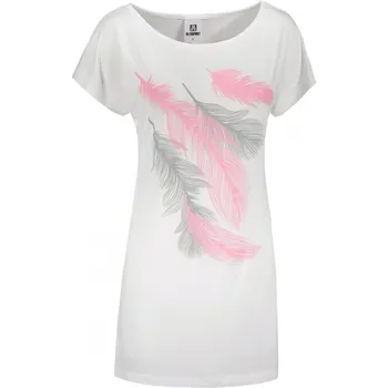 Dámské tričko Dámské prodloužené triko ALTISPORT CARRYOVER ALW112123 BÍLÁ S