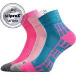 Voxx ponožky Maik 3ks - mix B holka, 35-38 (Dětské slabé ponožky VoXX MAIK jsou středně vysoké antibakteriální ponožky s ionty stříbra a vysokým podílem bavlny. )