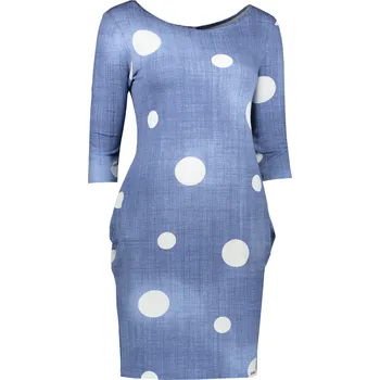 Dámské šaty Dámské šaty NUMOCO A40-11 MODRÁ XL