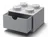 LEGO Stolní box 4 se zásuvkou, šedý