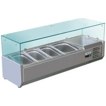 Vinotéka SARO VRX 1200 Chladící vitrína inox