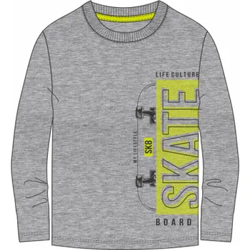 Chlapecké tričko VENERE CHLAPECKÉ TRIKO "SKATEBOARD" Barva: šedá, Velikost: 16 let (176)