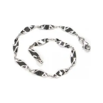 Náramek Náramek z bílého zlata Pattic AU 585/000 2,30 gr ARP127803W-19,5