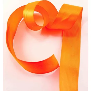 Stuha Stuha saténová neonově oranžová č. 3075 3 cm