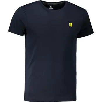 Pánské premium triko ALTISPORT CARRYOVER ALM065153 NÁMOŘNÍ MODRÁ/ZELENÁ M