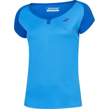 Babolat Play Cap Sleeve Top Woman Blue Aster (M)
