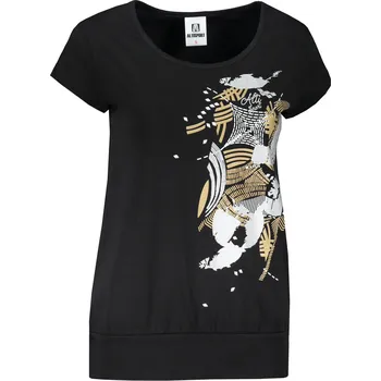 Dámské tričko Dámské triko ALTISPORT ALW084120 ČERNOZLATÁ XS