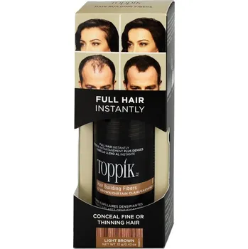 Vlasová regenerace TOPPIK vlasová vlákna Light brown, 12g