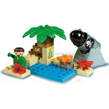 ostatní stavebnice UNICO PLUS / ANDRONI GIOCATTOLI Unico Plus stavebnice Pirátský ostrov kompatibilní 21 dílů