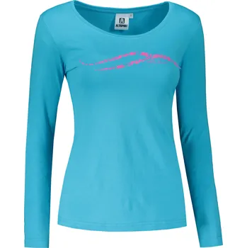 Dámské tričko Dámské triko s dlouhým rukávem ALTISPORT CARRYOVER ALW001169 TYRKYSOVORŮŽOVÁ S