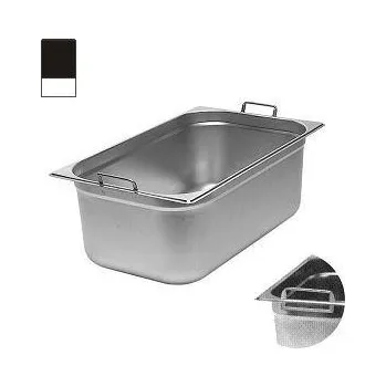 Nádobí PGX 7323 100 Gastronádoba nerezová o velikosti GN 2/3 s uchy 100 mm