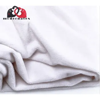 Minky mikroplyš jednobarevné, barva Bílá