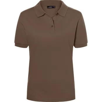 Dámské tričko Dámské triko s límečkem premium JAMES NICHOLSON JN071 BROWN M