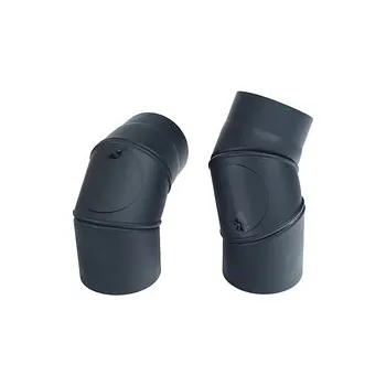 Kouřovod Kouřovod-koleno kouřové 200 stavitelné 90st., čistící