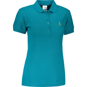 Dámské tričko Dámské premium triko s límečkem ALTISPORT ALW002210 TMAVÝ TYRKYS S