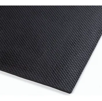 Rohožka Černá gumová extra odolná rohož Slabmat - délka 182 cm, šířka 122 cm, výška 1,27 cm