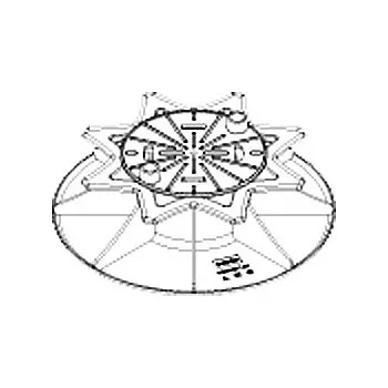 Podkladová patka výškově stavitelná 9430, 35 - 55 mm, TWINSON