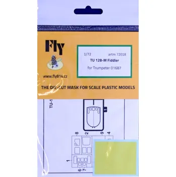 Plastikový model 1/72 Masks for Tu-128M Fidler (TRUMP)