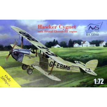 Plastikový model 1/72 Hawker Cygnet w/ Bristol Cherub-III engine