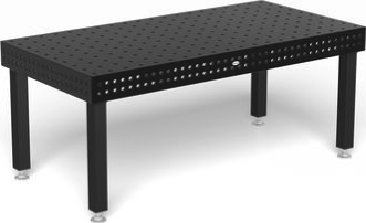 SIEGMUND [220020.P] Svařovací stůl Profesional 750, 2000×1000×150, plasmanitridovaný, 4 × noha