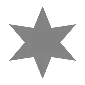 samolepka Hvězda 002 (17 - šedá) SAMOLEPKA NA AUTO, NÁLEPKA, FÓLIE, POLEP, TUNING, VLASTNÍ TEXT, TISK, AUTOSAMOLEPKY.cz, POLEPY, OBRÁZEK, LOGO, 3D STICKERS