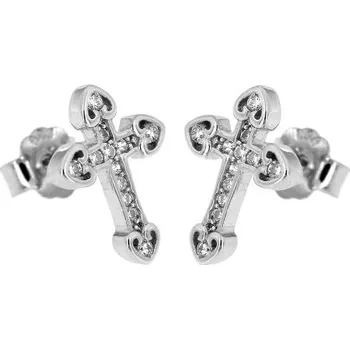 Náušnice Zlatnictví U Kostela Stříbrné náušnice křížky 3045 561910313