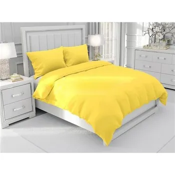 Povlečení Bavlněné povlečení SUZY Žluté (1x peřina 140 x 220 cm + 1x polštář 70 x 90 cm) 2041073-PVNM-140x220