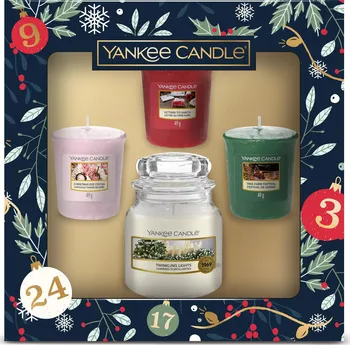 Svíčka Yankee Candle Vánoční set 2021 + malá svíčka