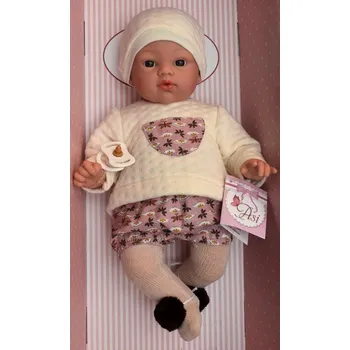 Panenka Realistické miminko - chlapeček KOKE v barevných kraťasech - od firmy ASIVIL (Velikost 36 cm)