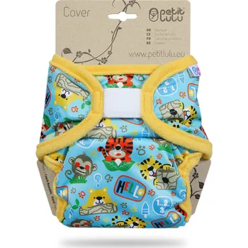 Plenkové kalhoty Petit Lulu s.r.o. Džungle ve škole - svrchní kalhotky XL