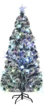 Vánoční stromek vidaXL 242428 stromek se stojanem a LED zelený 210 cm