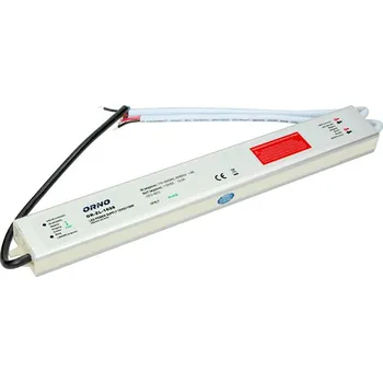 Stavebniny ORNO DE LED 150W - vodotěsný elektronický spínaný zdroj 230V / 12V, max. 12,5A, 150W, IP67