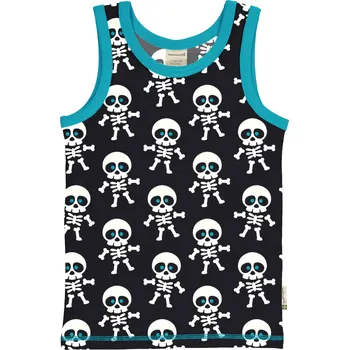 Chlapecké tílko Dětské tílko Kostlivec Halloween Maxomorra Velikost: 98/104