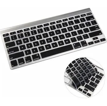 Pouzdro na mobilní telefon Silikonový ochranný obal na klávesnici EU verze pro Apple MacBook Air 13" (2018-2020) - pro verzi klávesnice 2020 - černý