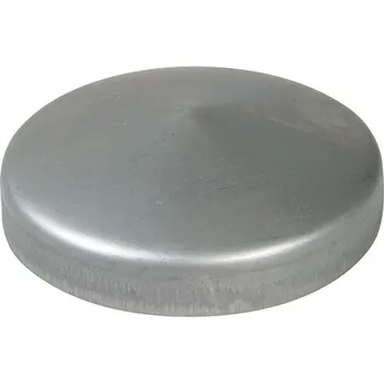 Příslušenství pro plot IBFM Víko 399ZIN - kruhové zinkované, kovové víko pro zakrytování kulatého kovového sloupku - trubky, 9 velikostí Velikost: 48
