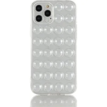 Pouzdro na mobilní telefon Ochranný kryt s bublinami pro iPhone 13 Pro Max - čirý