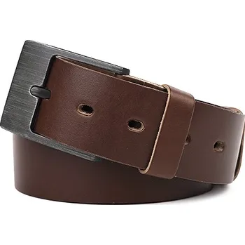 Opasek Black Hand kožený pásek 004-76 hladký hnědý Délka pásku: 90