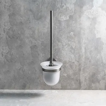 WC štětka Graphit - WC štětka, miska sklo, kartáč černý, grafitová mat 156113017