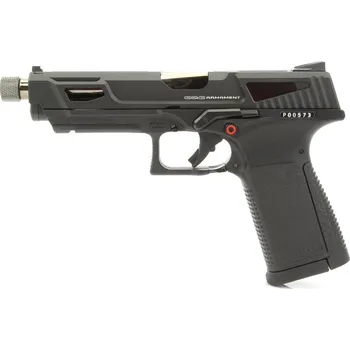 Airsoftová zbraň G&G Airsoftová pistole GTP9 MS, plyn blowback (GBB) - CNC závěr - černá