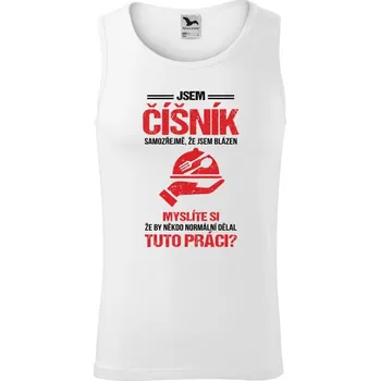 Pánské tílko Pánské tílko Malfini Core Samozřejmě, že jsem blázen - číšník