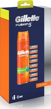 Gillette Fusion 5 8 ks + Fusion 5 Ultra Sensitive 200 ml