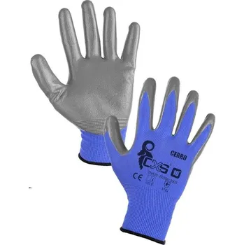 Pracovní rukavice CANIS SAFETY CXS CERRO rukavice úplet, máčené v nitrilu vel. 9+10+11 0001-L3II 341008641094