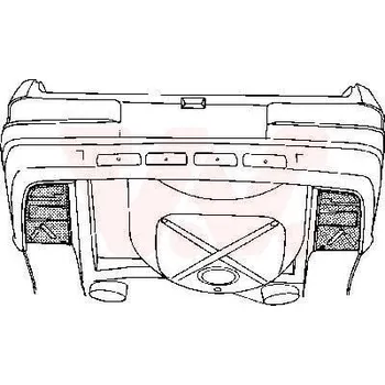 Příslušenství karosérie Dno karosérie, zavazadlový prostor VAN WEZEL 3010334