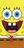 Carbotex Sponge Bob dětská osuška 70 x 140 cm, Sponge Bob Face