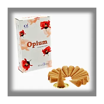 Čajovna Stam Ford - Vonné kužely - 15 ks Opium