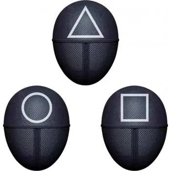 Karnevalová maska Squid Game Maska dozorců kolečko